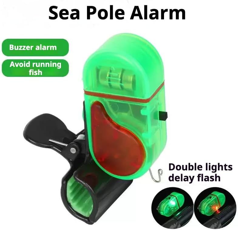 Hizoncore Fishing Bite Alarm, Electronic Fishing Alarms with LED Light, Sensitive Sound Alert for Night Fishing, Waterproof Fish Bite Indicator for Fishing Rods, Ice Fishing - Image 4